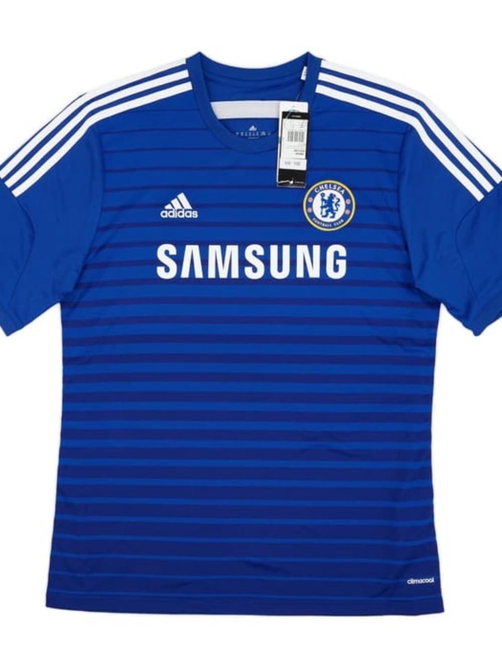 adidas Chelsea Blue Short-Sleeve Football Jersey with Samsung Logo - Picture 1 of 6